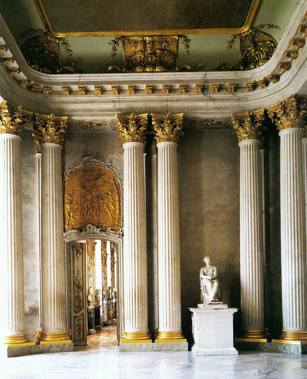 Interior view by KNOBELSDORFF, Georg Wenceslaus von