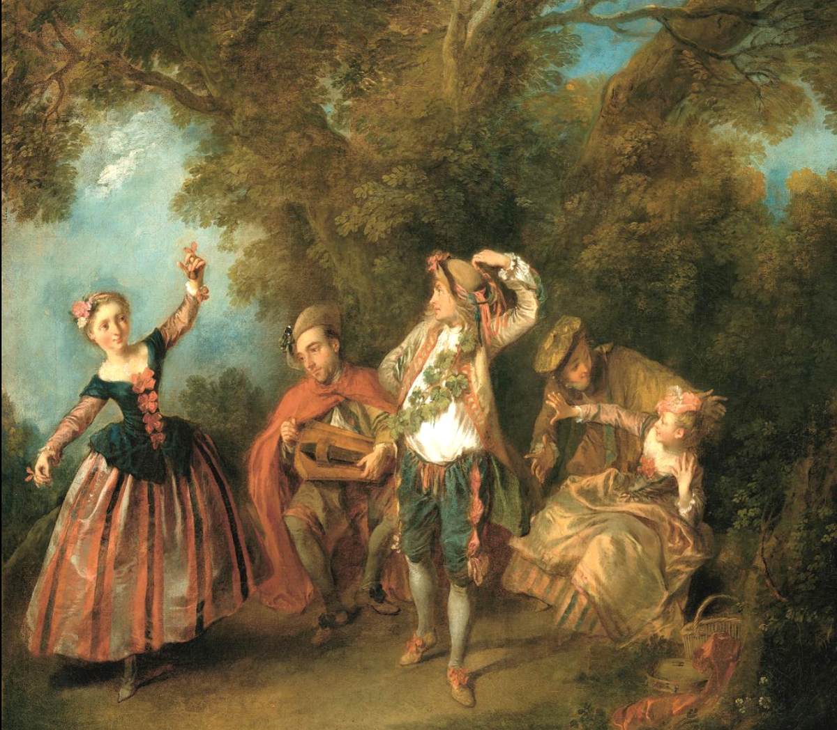 Le Menuet by LANCRET, Nicolas