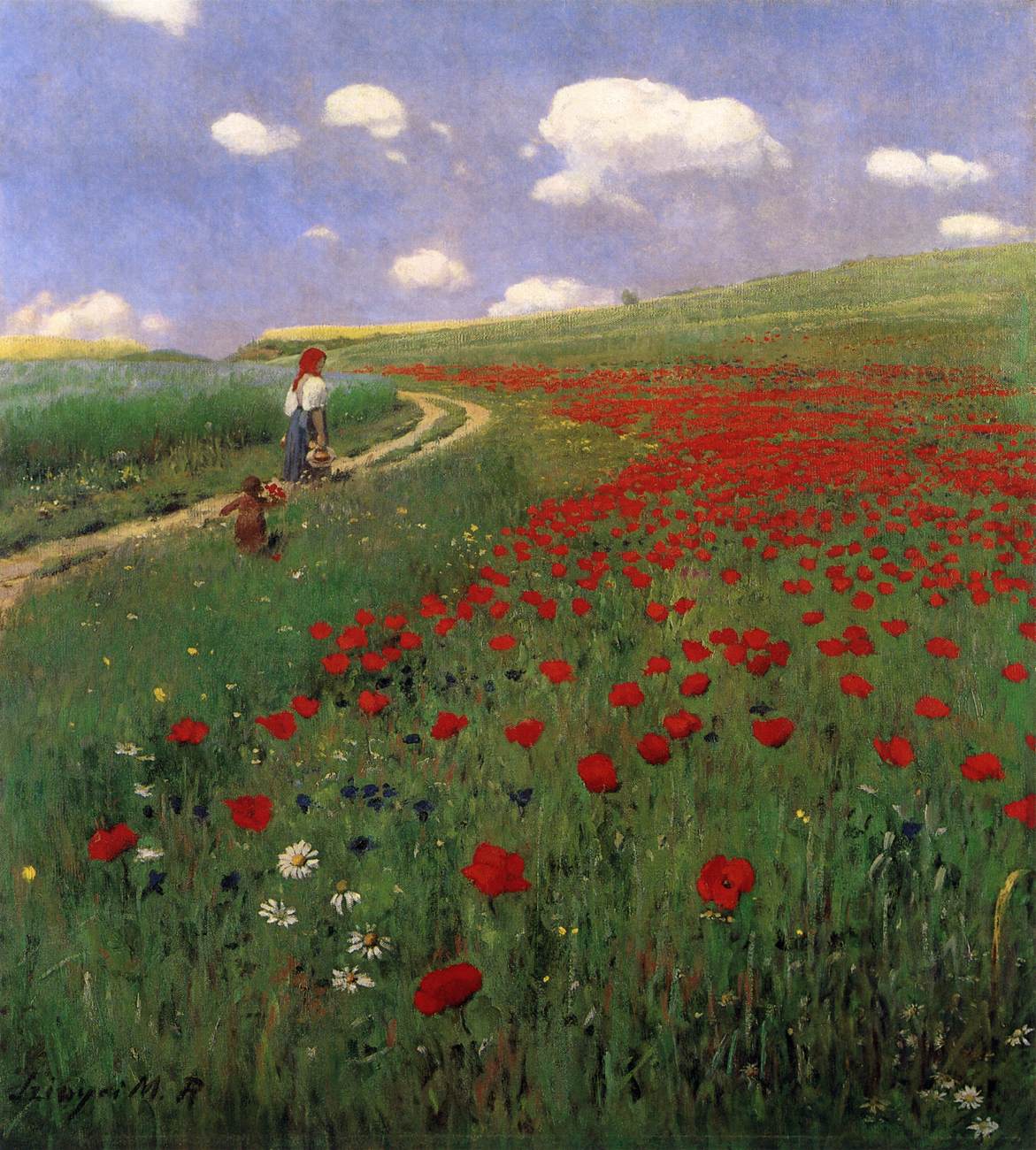 Poppies in the Field by