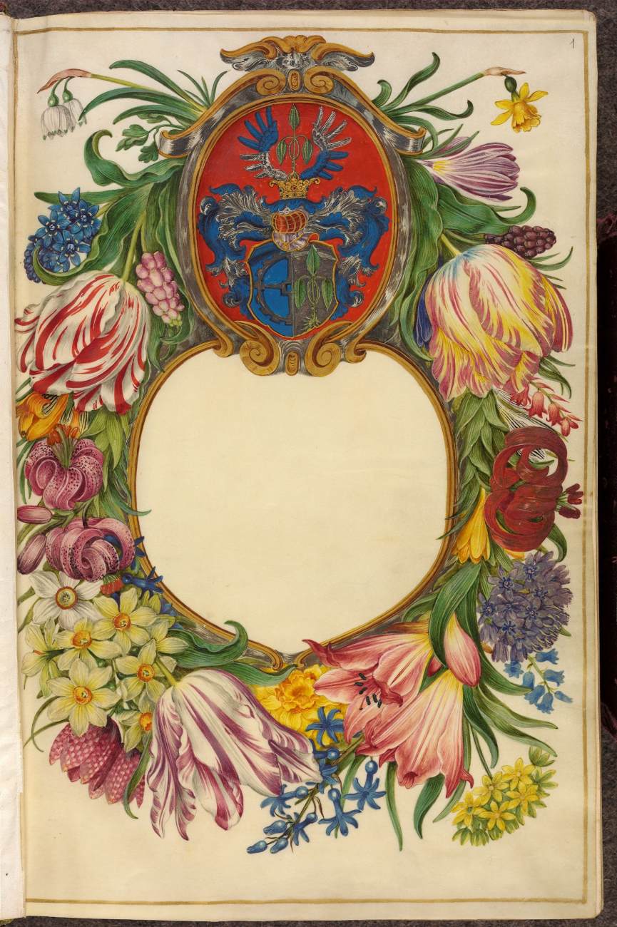 Moller Florilegium: Title page by