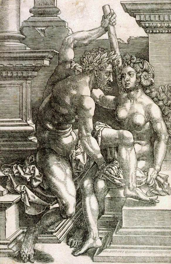 Hercules and Deineira by GOSSART, Jan