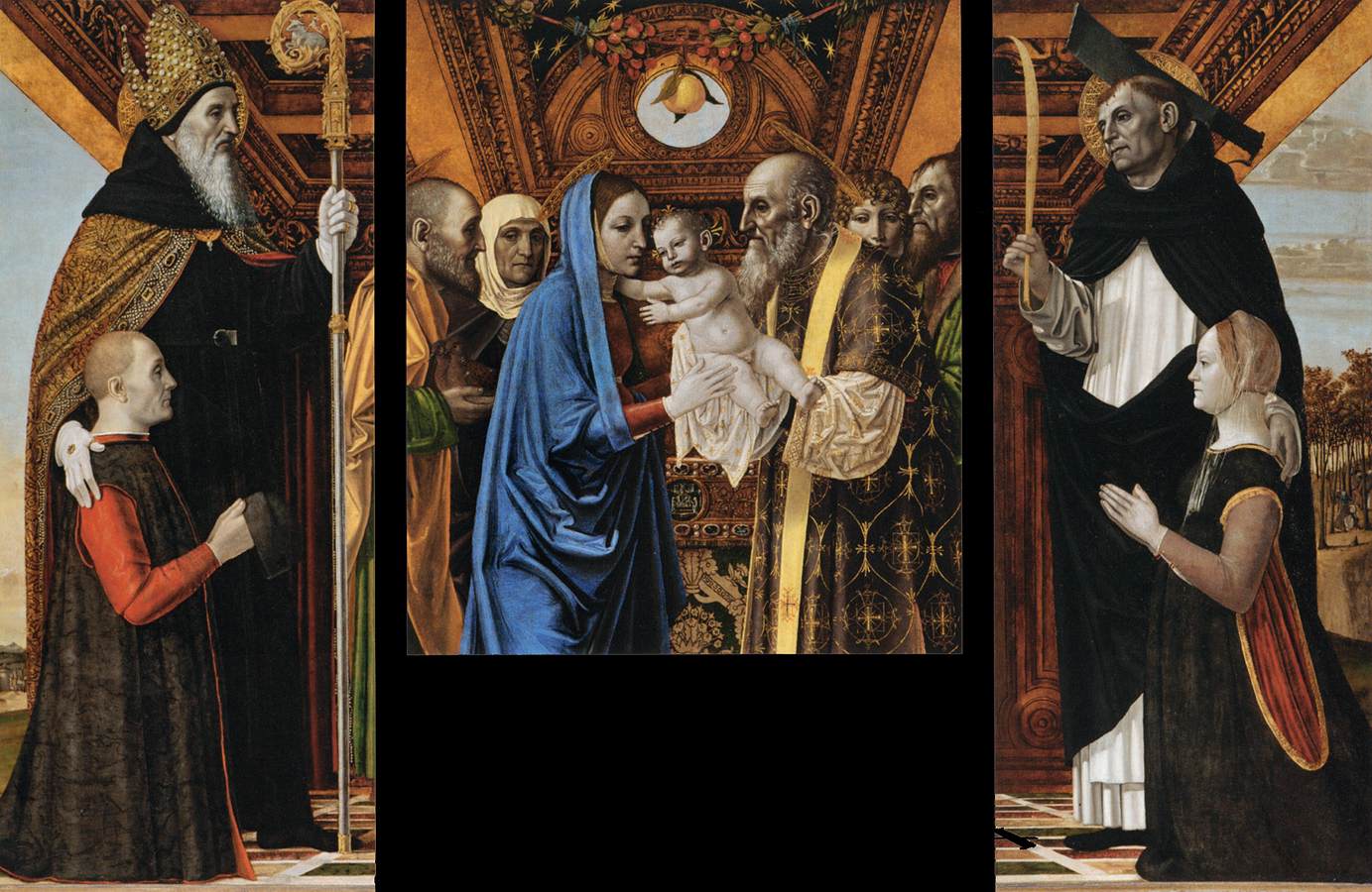 Polyptych by BERGOGNONE, Ambrogio