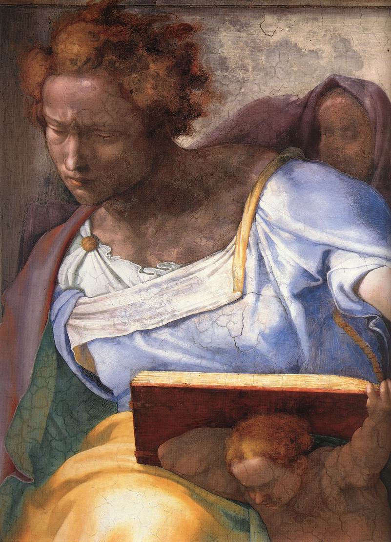 Daniel (detail) by MICHELANGELO Buonarroti