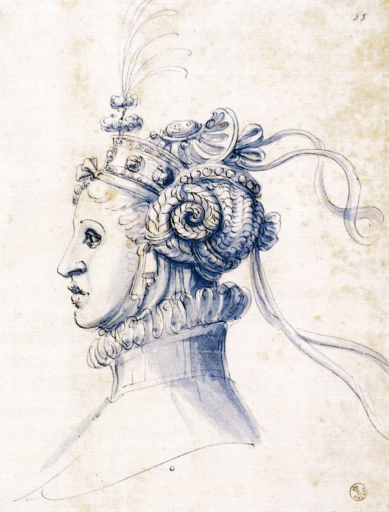 Sketch for a Mask by ARCIMBOLDO, Giuseppe