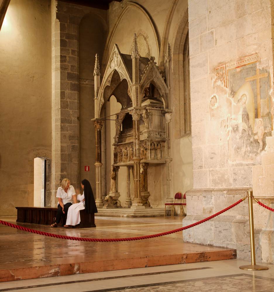 Tomb of Mary of Valois by TINO DI CAMAINO