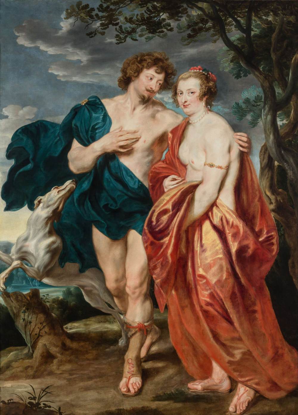 Sir George Villiers and Lady Katherine Manners as Adonis and Venus by