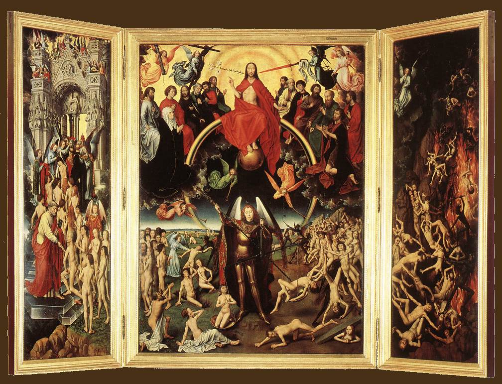 Last Judgment Triptych (open) by MEMLING, Hans