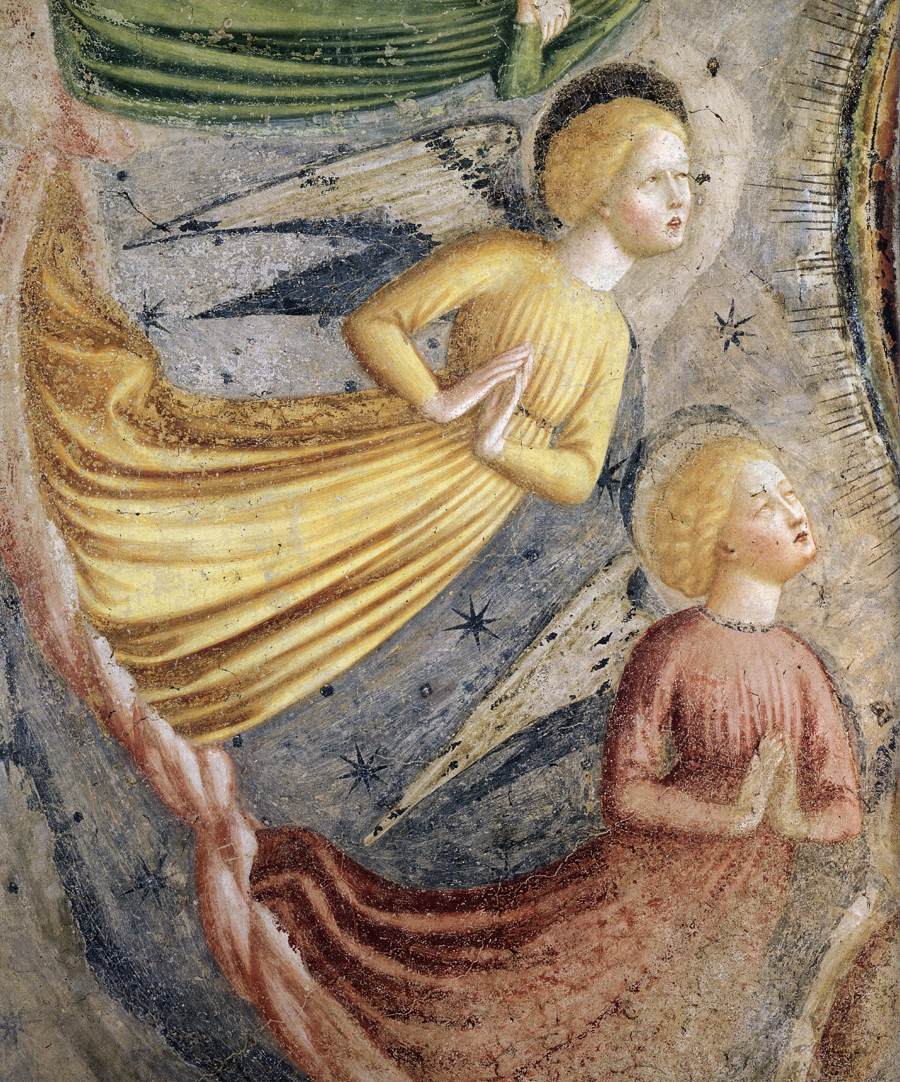 God the Father Surrounded by Angels (detail) by MASOLINO da Panicale