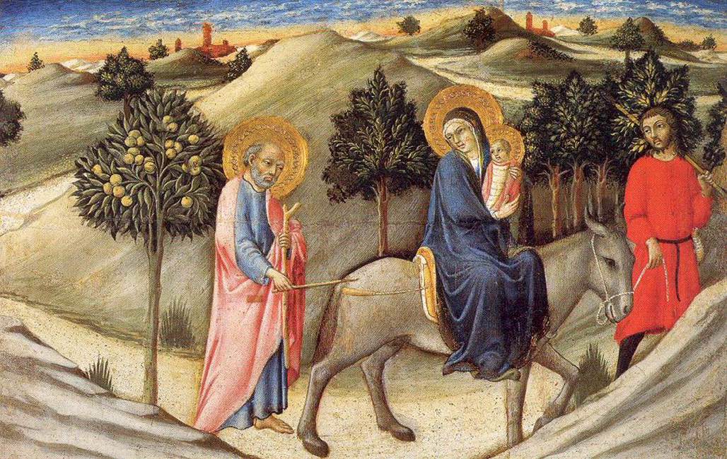 Flight to Egypt by SANO di Pietro