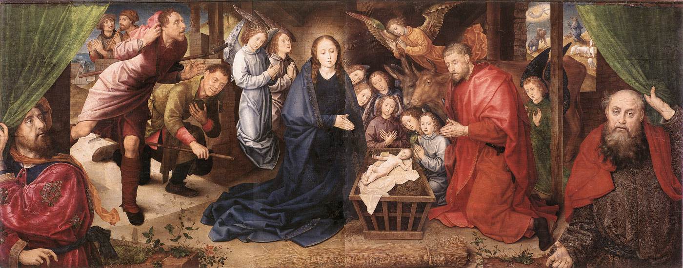 Adoration of the Shepherds by GOES, Hugo van der