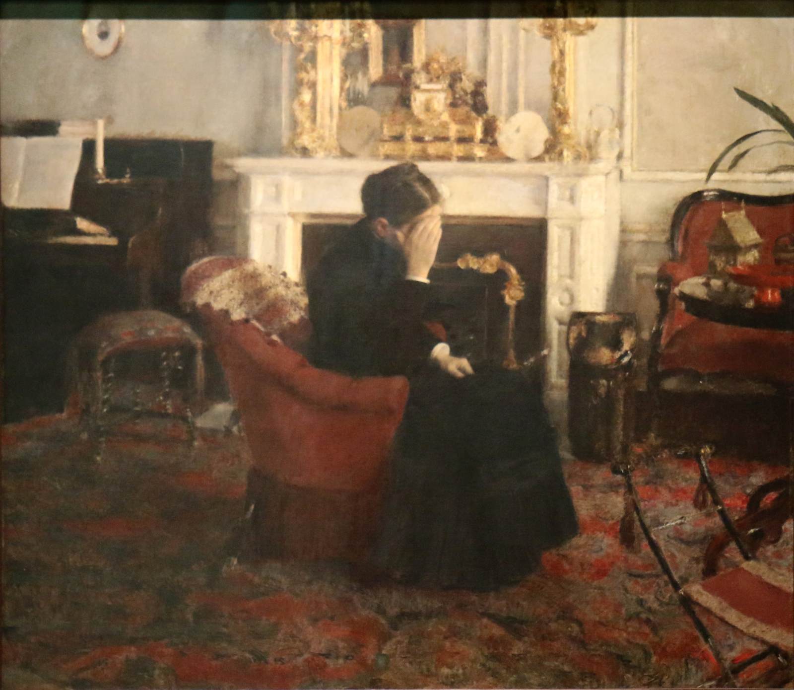 Listening to Schumann by KHNOPFF, Fernand