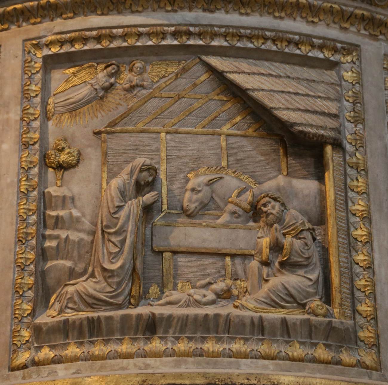 Pulpit: Nativity by