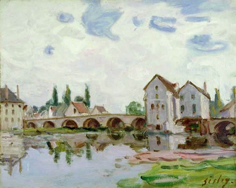 View of Moret-sur-Loing by