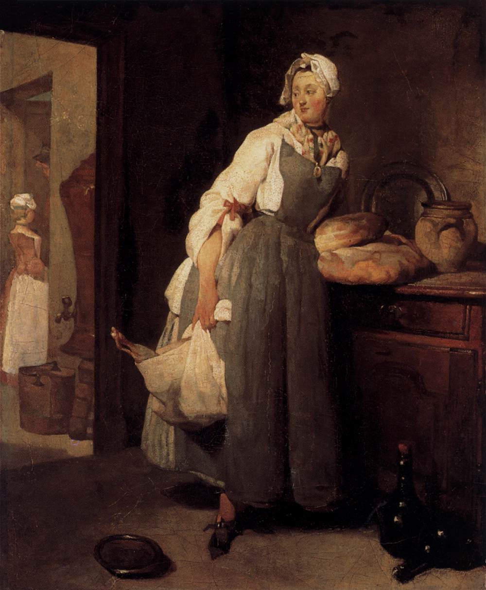 Servant Returning from the Market (La Pourvoyeuse) by CHARDIN, Jean-Baptiste-Siméon