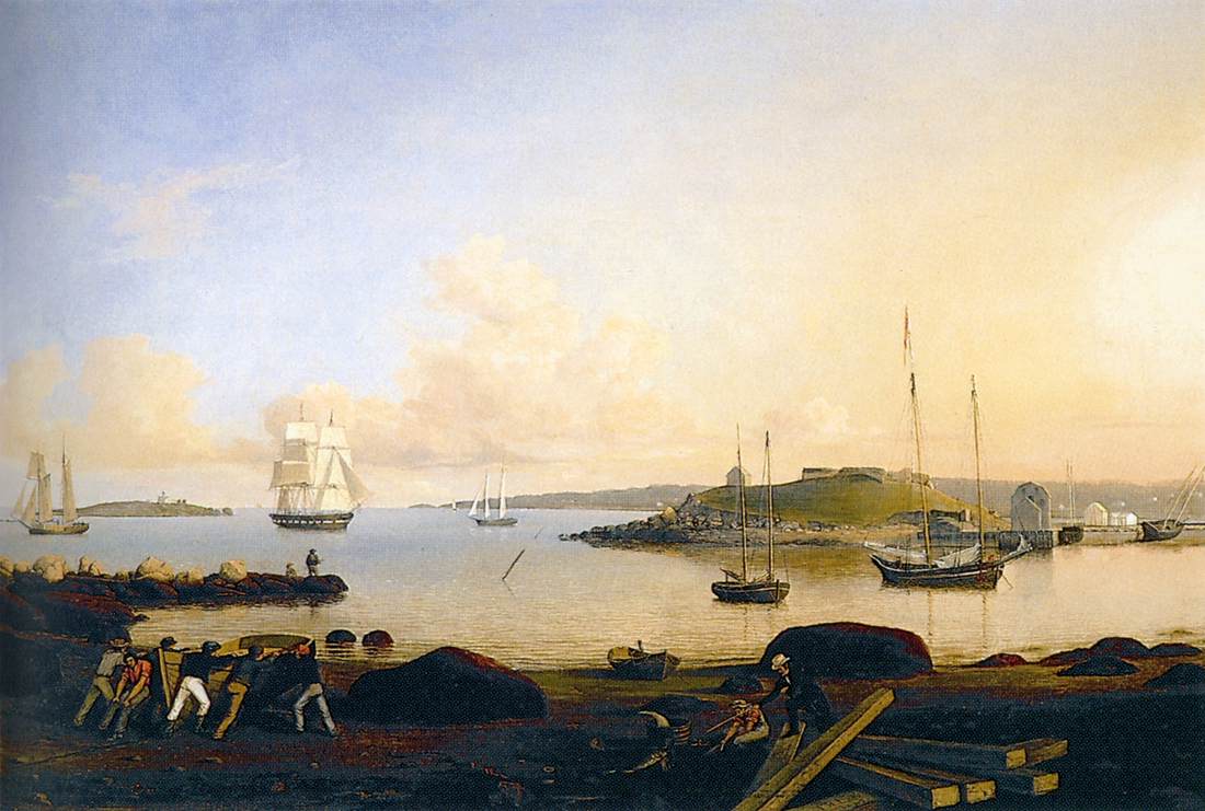 The Island and Fort of Ten Pound, Gloucester by LANE, Fitz Hugh