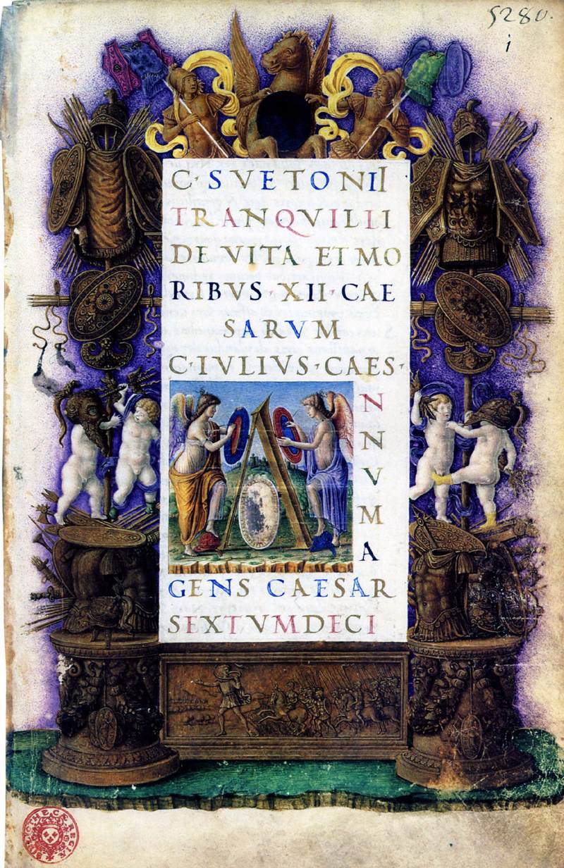 C. Suetonii Tranquilli de vita et moribus Caesarum libri duodecim by GASPARE DA PADOVA