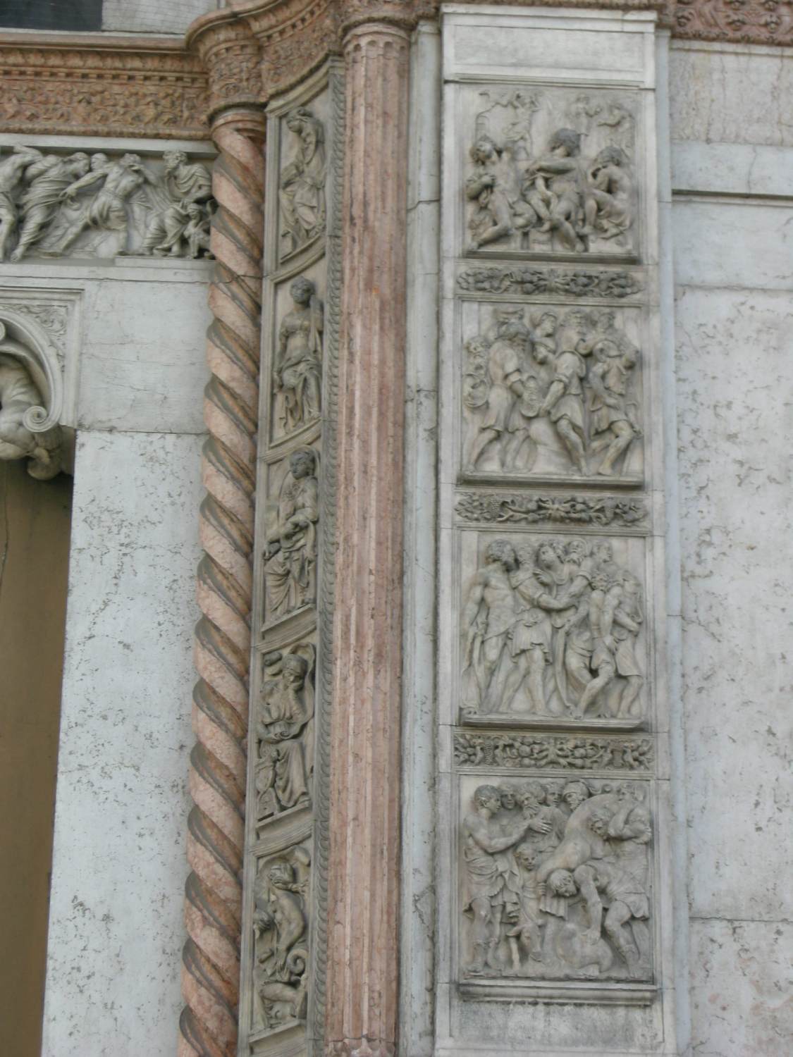 Right lateral portal (detail) by TRIBOLO, Niccolò