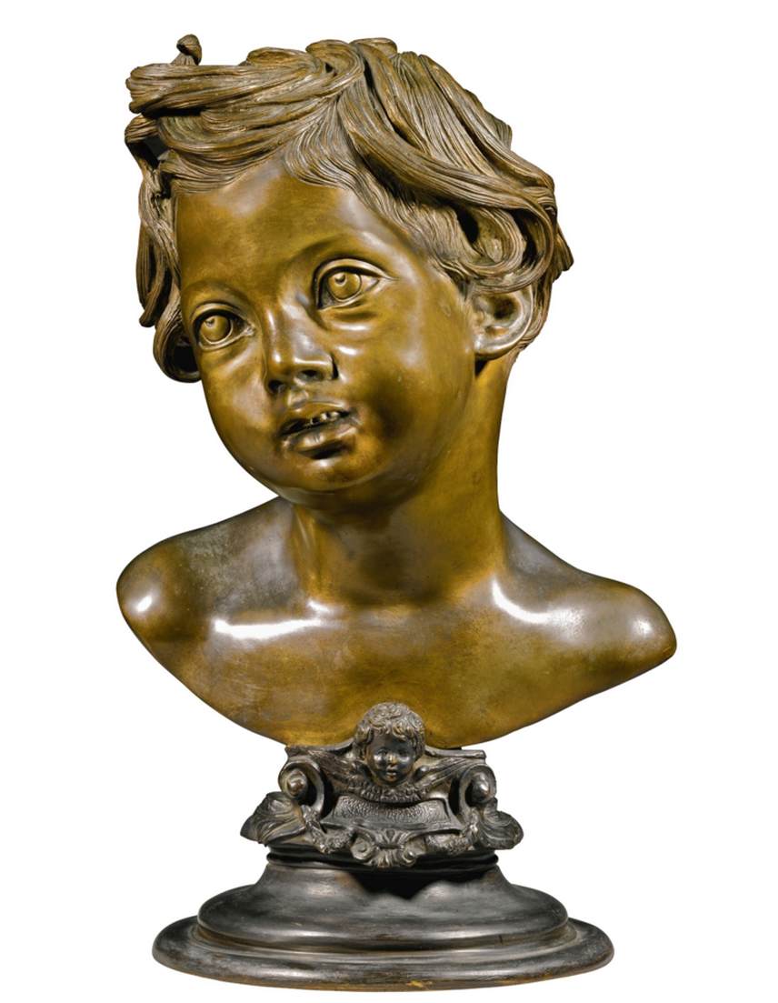 Head of a Child by GEMITO, Vincenzo