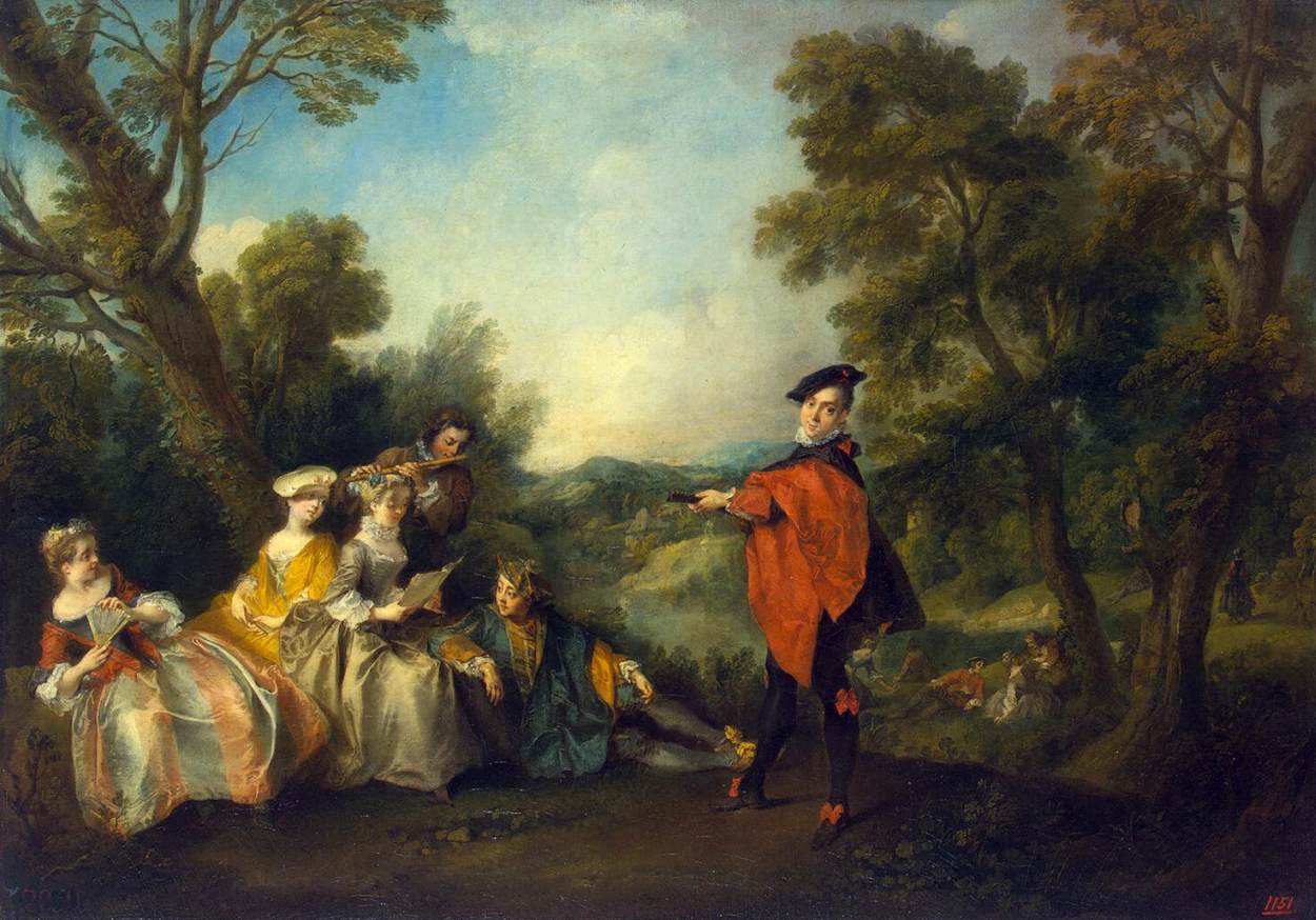 Concert in the Park by LANCRET, Nicolas