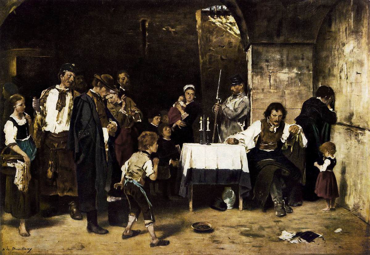 The Condemned Cell II by MUNKÁCSY, Mihály