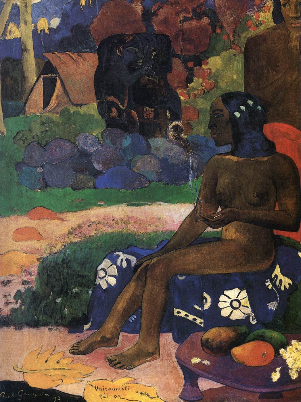 Her Name is Vairaumati (Vairaumati tei oa) by GAUGUIN, Paul