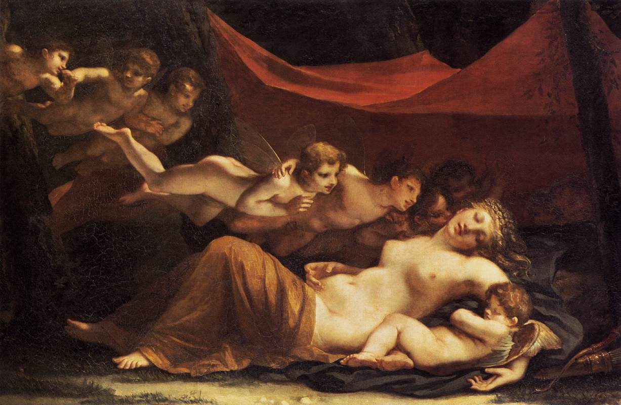 The Sleep of Venus and Cupid by MAYER, Marie-Constance