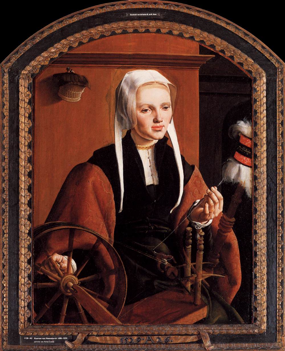 Portrait of Anna Codde by HEEMSKERCK, Maerten van