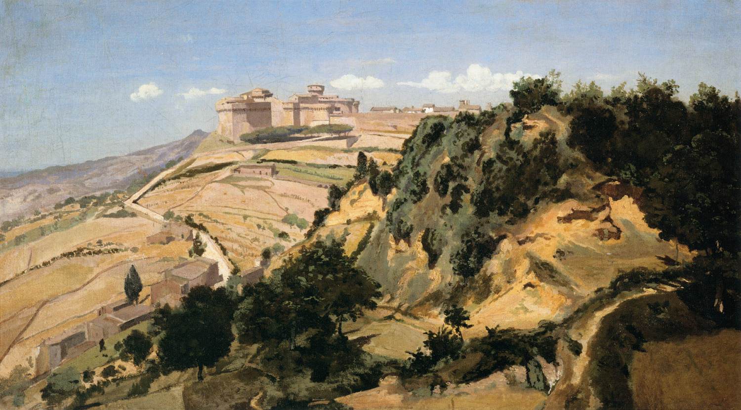 Volterra, the Citadel by COROT, Jean-Baptiste Camille