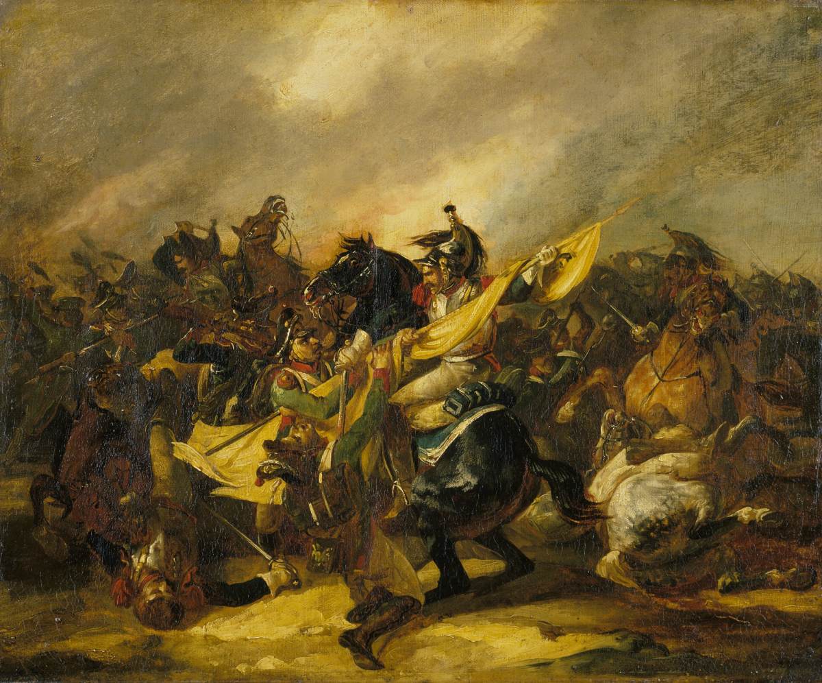 A Charge of Cuirassiers by GÉRICAULT, Théodore