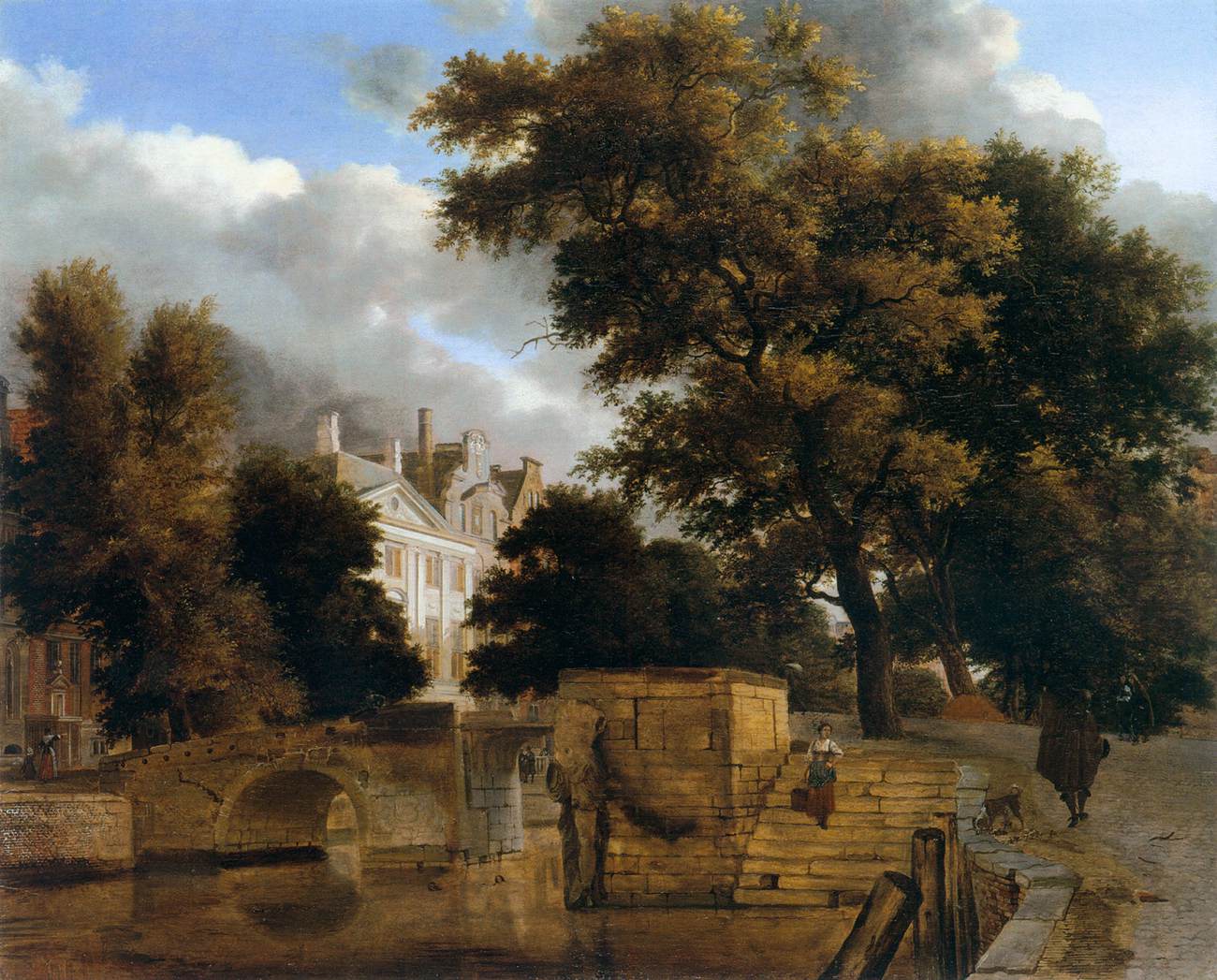 The Stone Bridge by HEYDEN, Jan van der