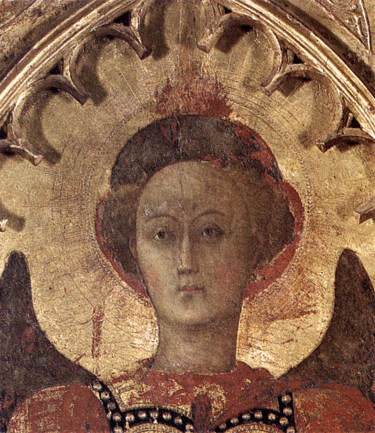 Virgin with Child and Four Saints (detail) by SASSETTA