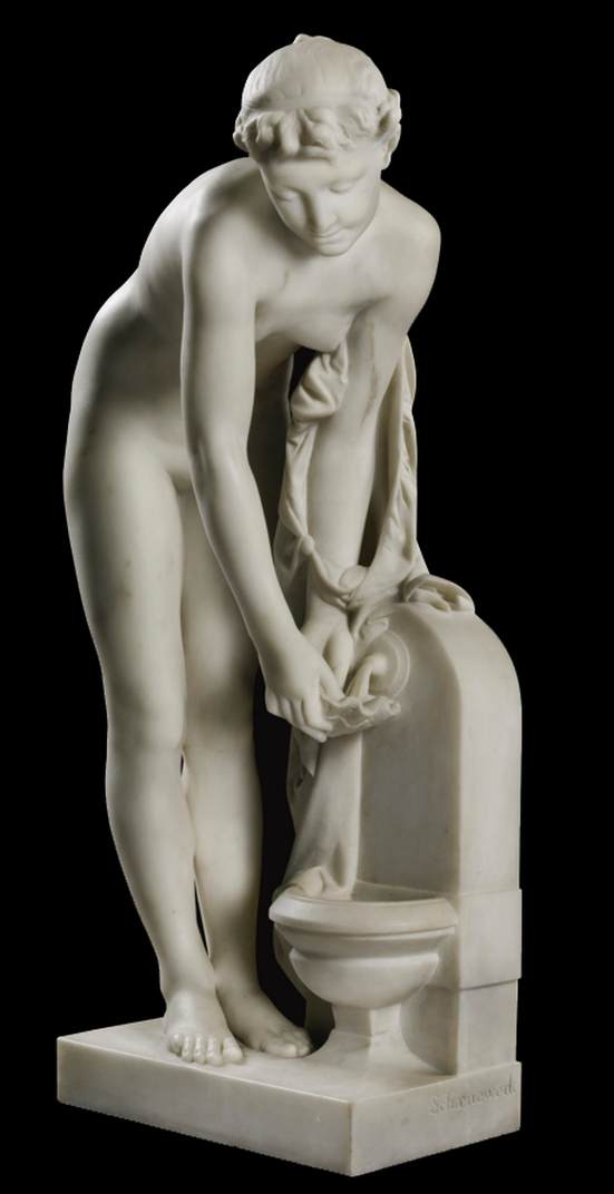 Girl Bathing by SCHOENEWERK, Alexandre