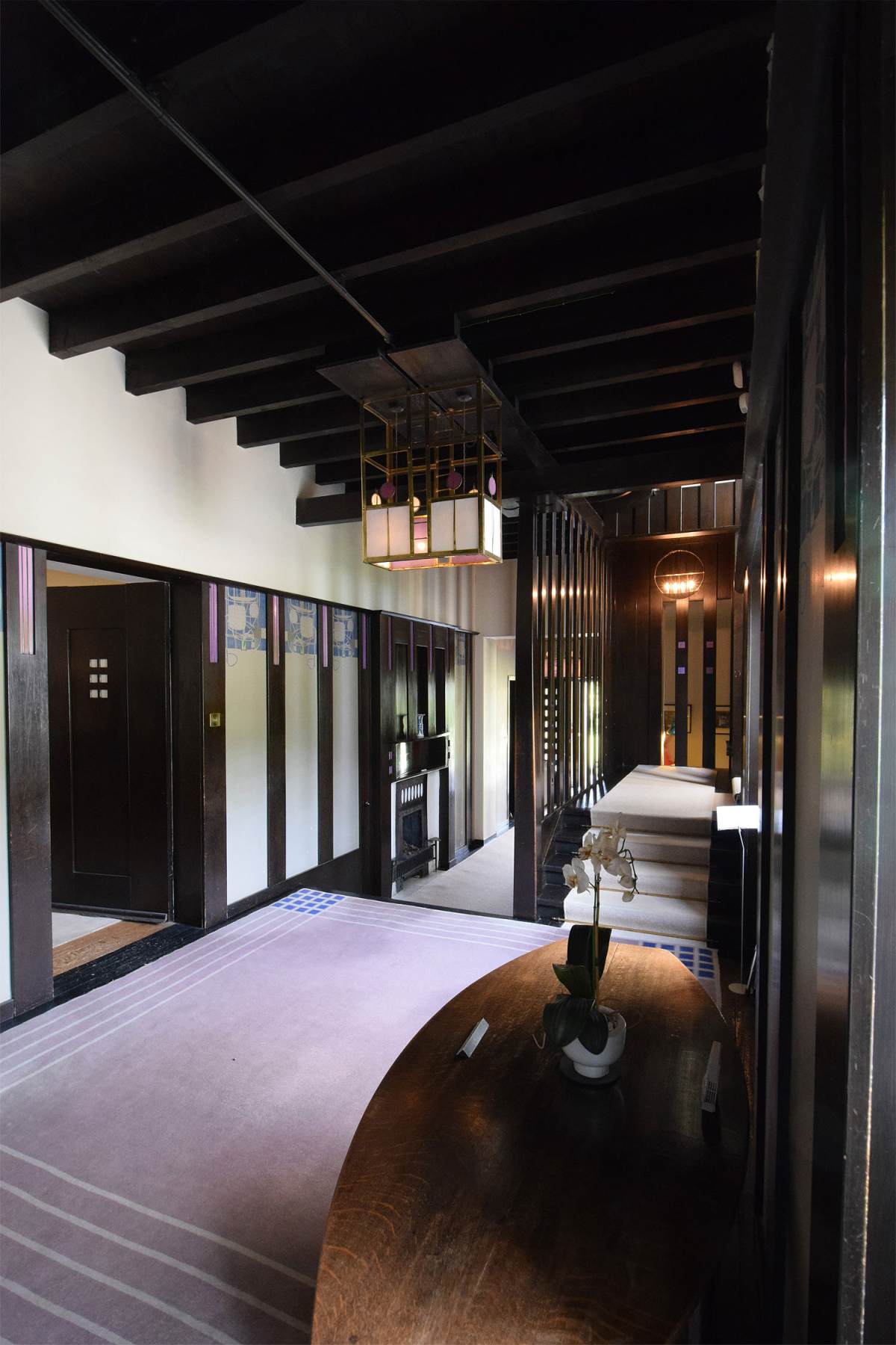 Interior view: hallway by MACKINTOSH, Charles Rennie