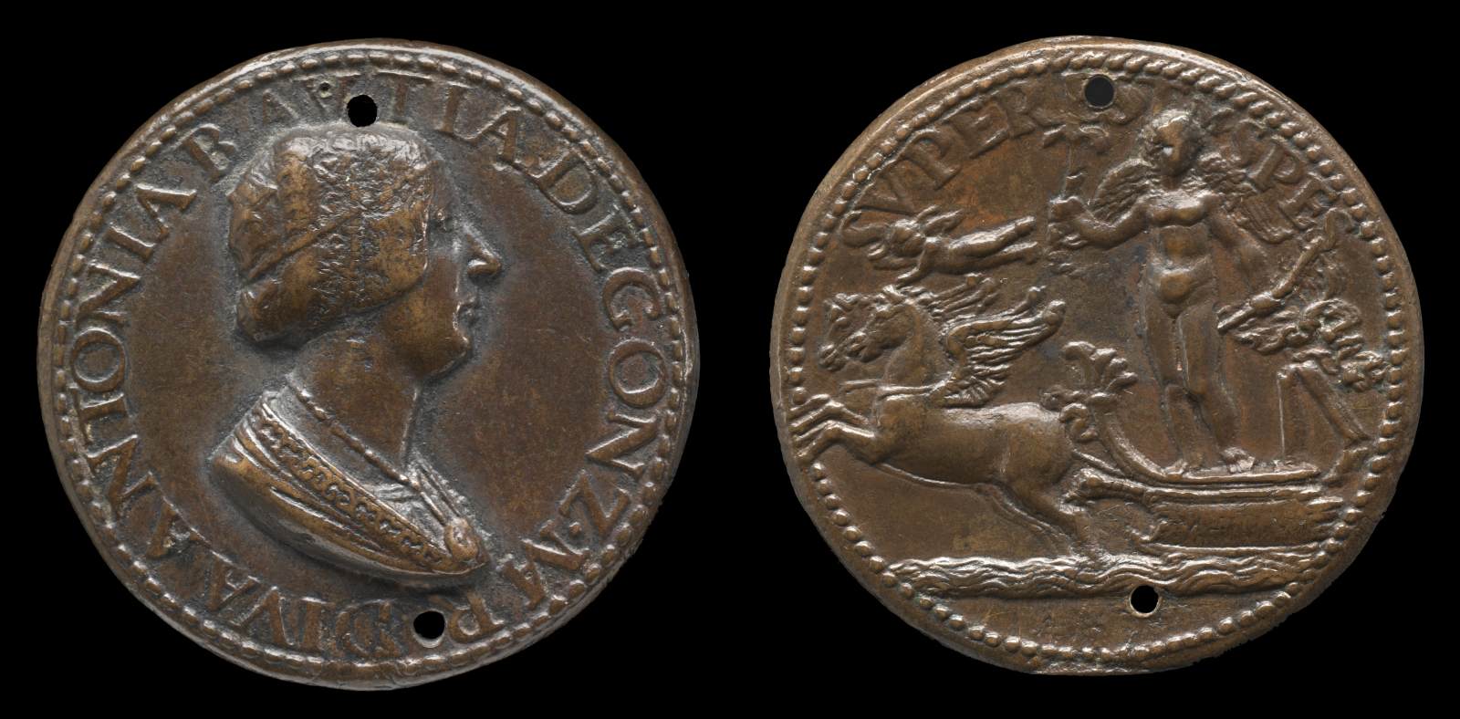 Medal of Antonia del Balzo by ANTICO