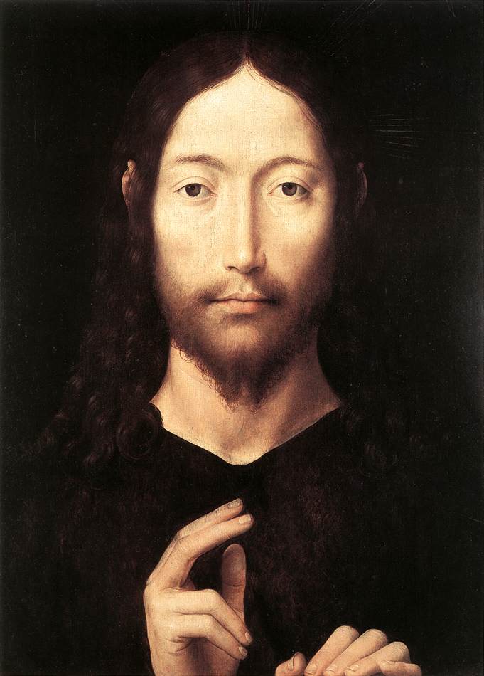 Christ Giving His Blessing by MEMLING, Hans