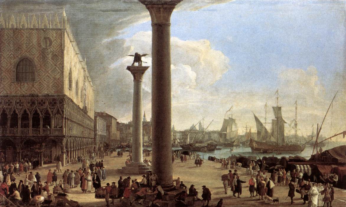 The Wharf, Looking toward the Doge's Palace by