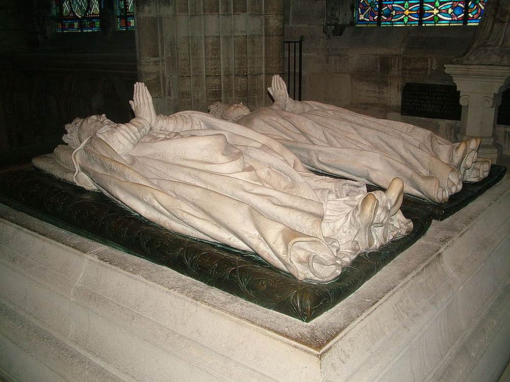 Effigies of Henri II and Catherine de' Medici by