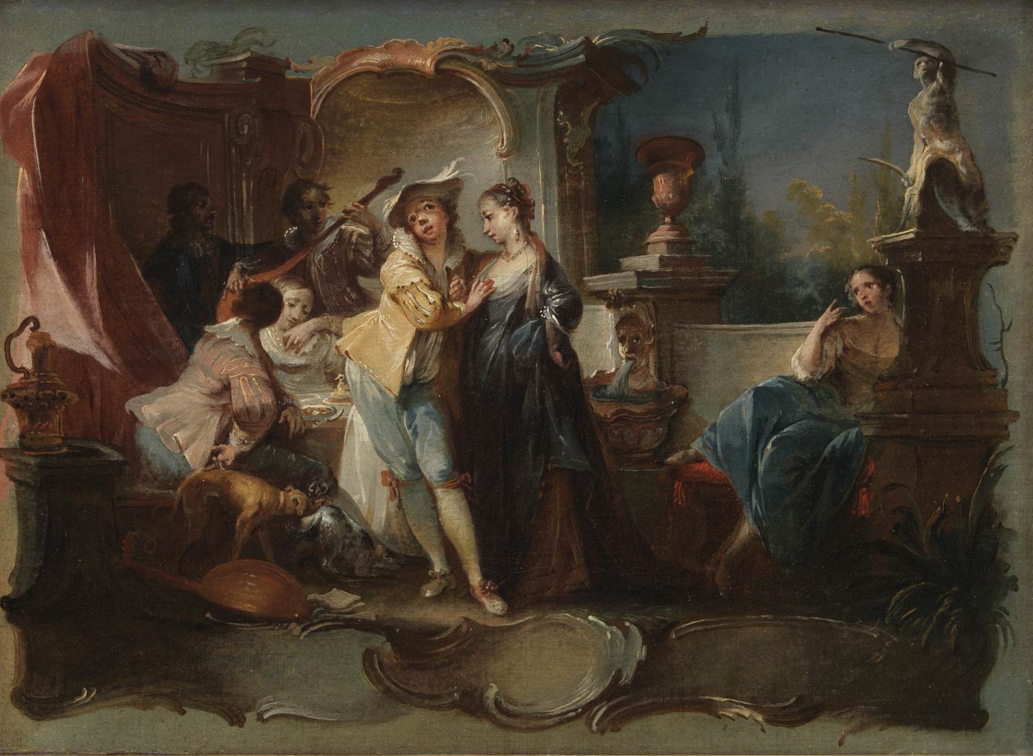 The Prodigal Son Living with Harlots by