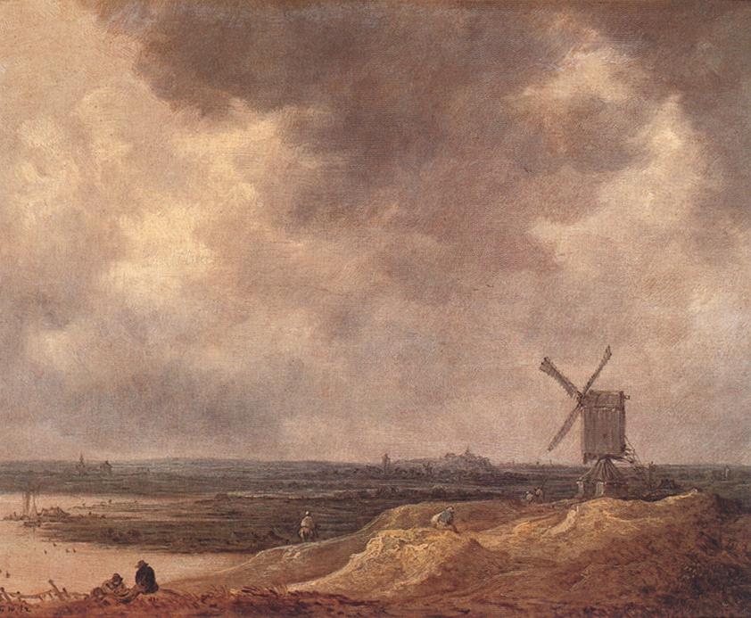 Windmill by a River by