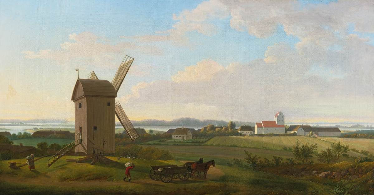 View of Gamborg on Fyn by JUEL, Jens Jørgensen