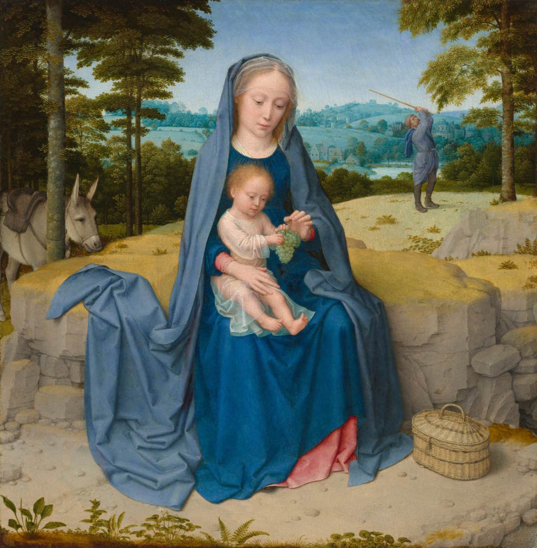 Rest on the Flight into Egypt by DAVID, Gerard