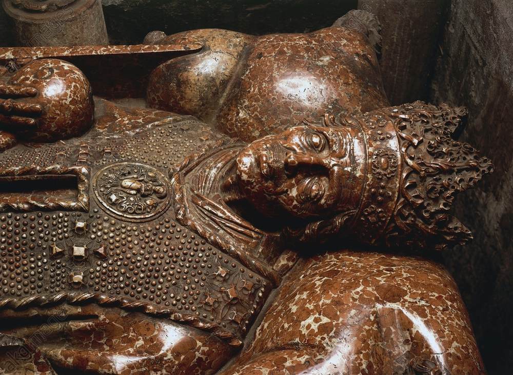 Tomb of King Casimir IV (detail) by