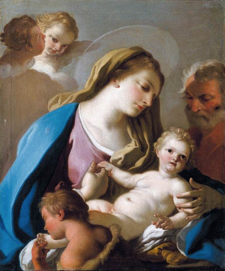 Holy Family with the Infant St John The Baptist by MURA, Francesco de