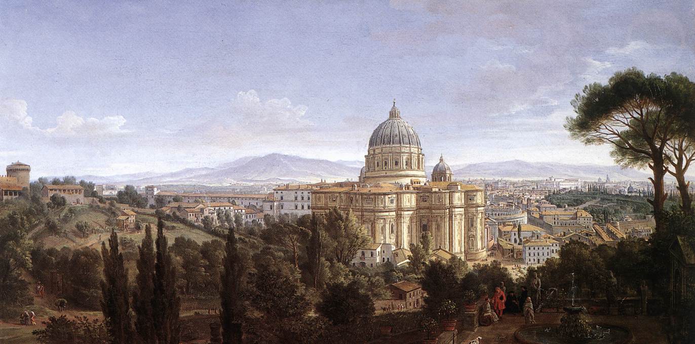 St Peter's in Rome by WITTEL, Caspar Andriaans van