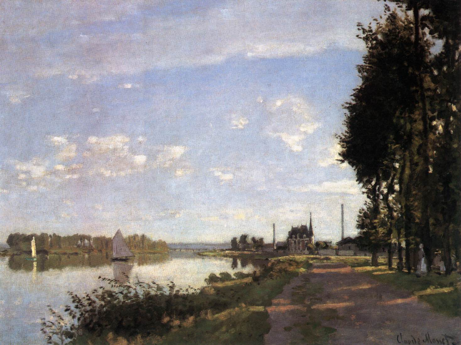 Riverside Path at Argenteuil by