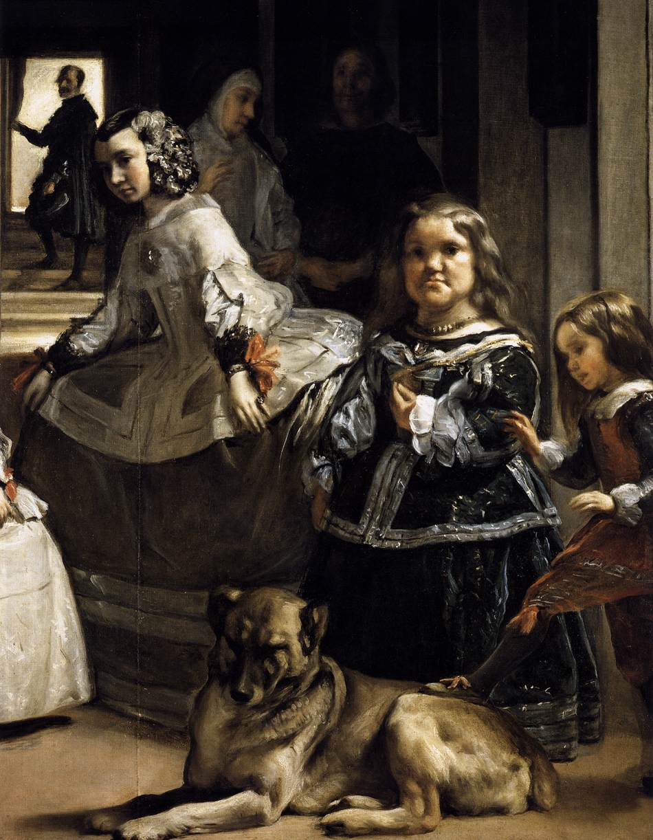 Las Meninas (detail) by VELÁZQUEZ, Diego Rodriguez de Silva y