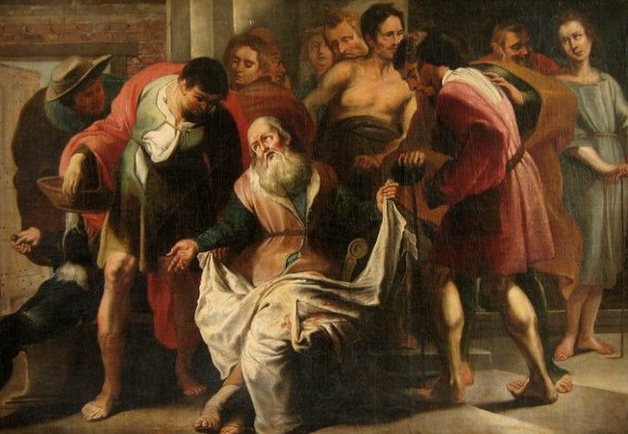 Jacob's Sons Bring Bloody Clothing to Joseph by