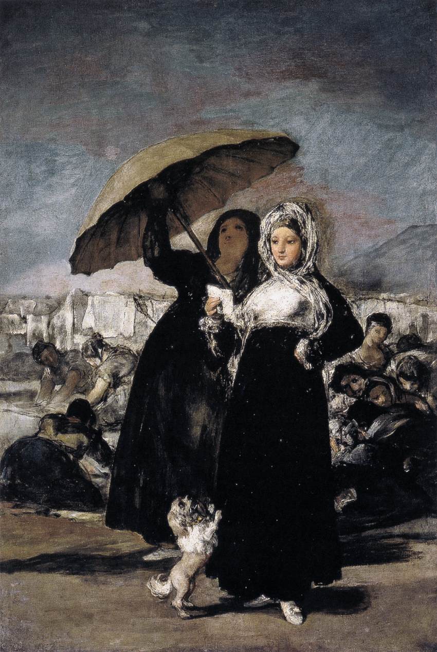 Les Jeunes or the Young Ones by GOYA Y LUCIENTES, Francisco de