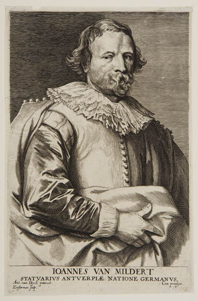 Portrait of Sculptor Johannes van Mildert by VORSTERMAN, Lucas