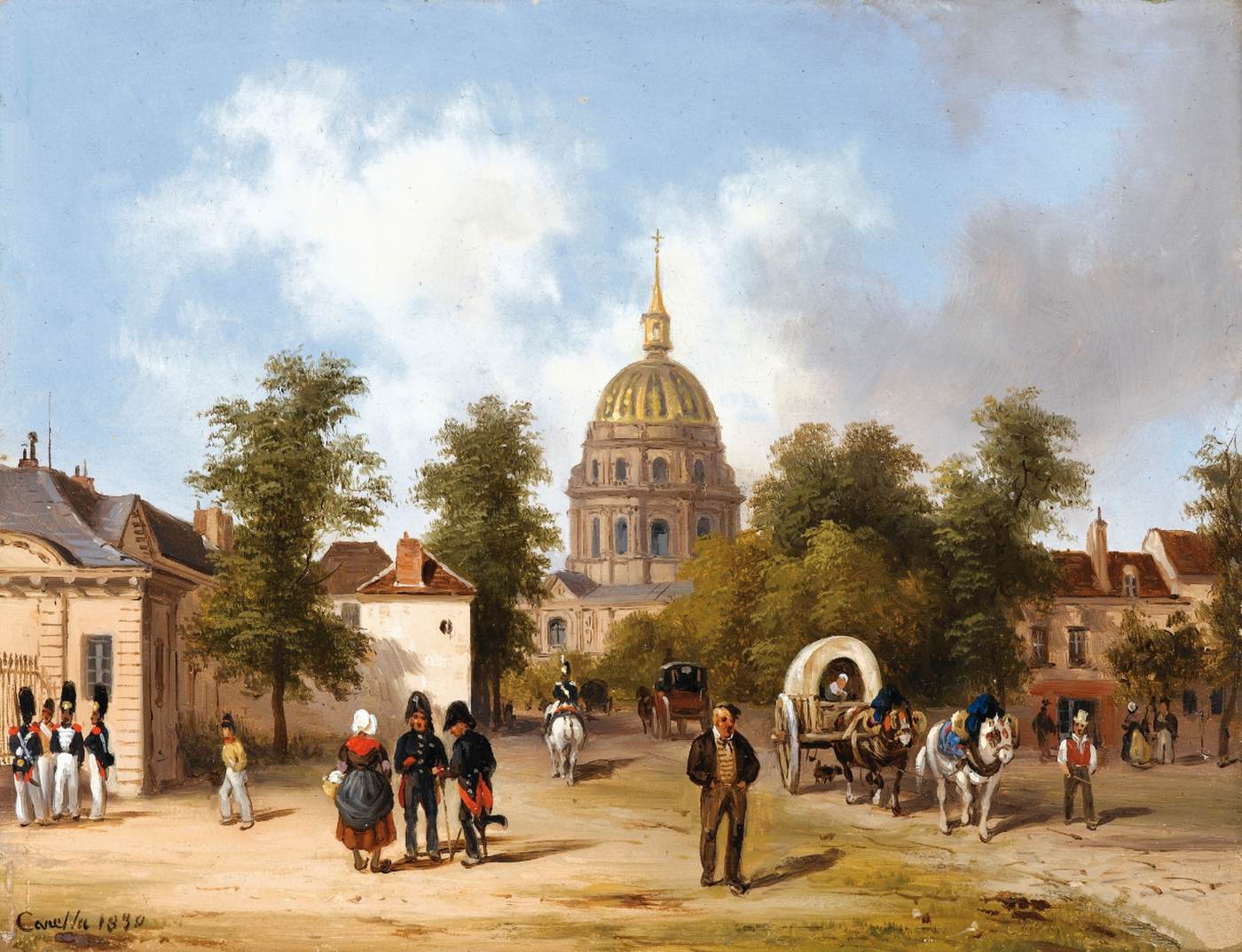 The Invalides, Paris by CANELLA, Giuseppe